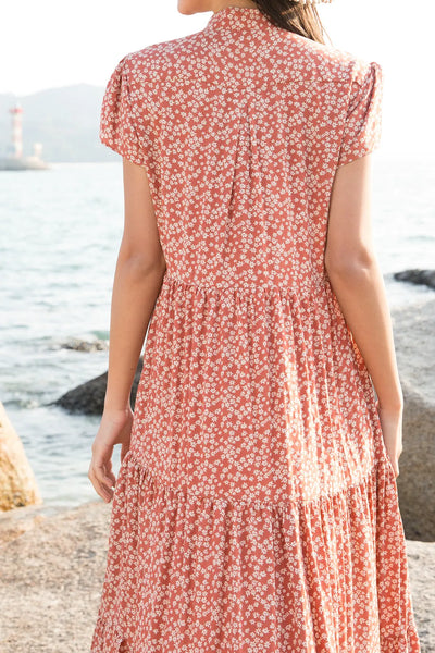 Cami dress - Ditsy Rust