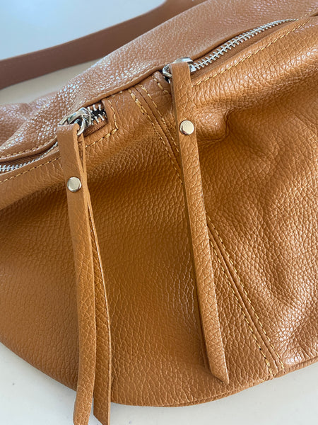 Gina crossbody bag large - Tan