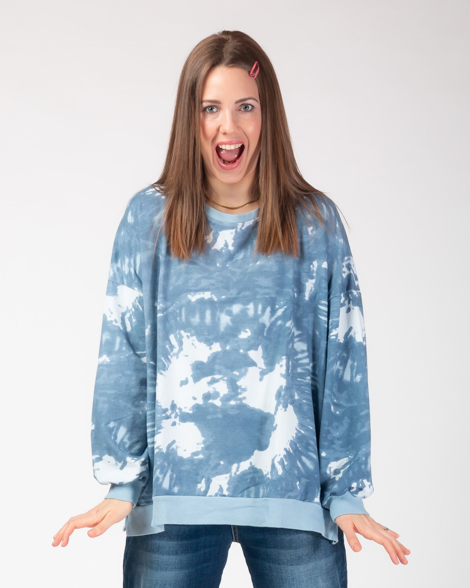 Cloud Sweatshirt - Denim blue