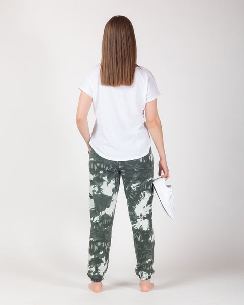 Tie dye Joggers - Olive