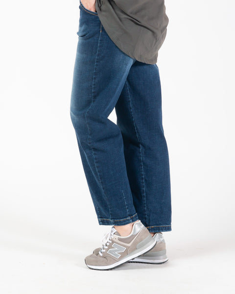 Liv Girlfriend Jeans - Dark blue