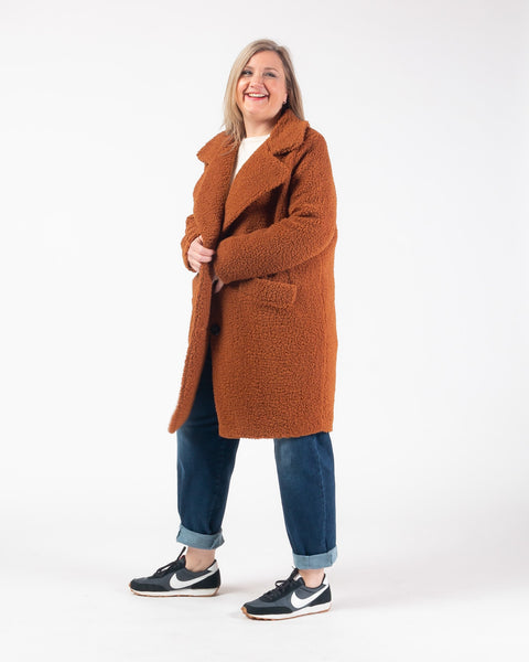 Teddy coat - Rust