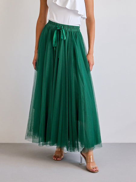 Tabitha Tulle Skirt - Emerald Green