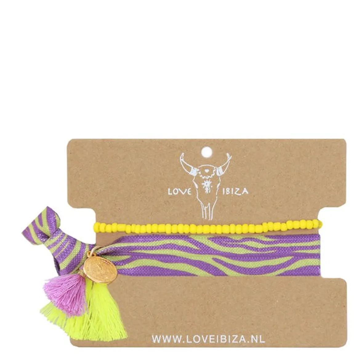 Ibiza Colour Pop Bracelet - Yellow