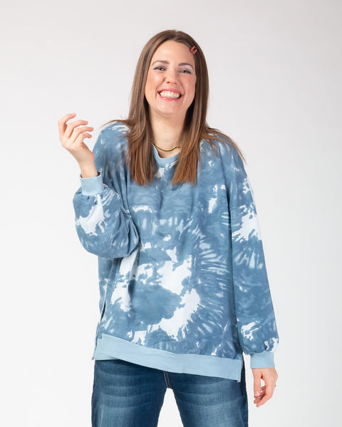 Cloud Sweatshirt - Denim blue