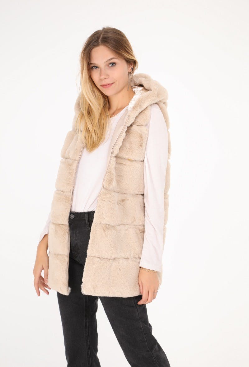 Ayla gilet - Cream