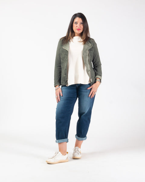 Biker Jacket - Olive