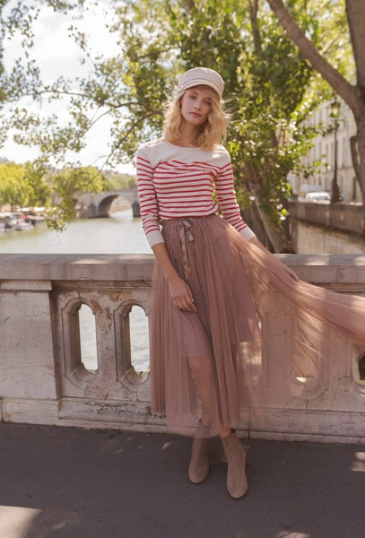 Tabitha Tulle Skirt - Taupe