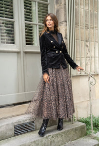 Tabitha Tulle Skirt - Leopard