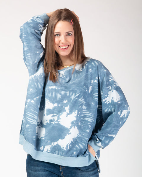 Cloud Sweatshirt - Denim blue