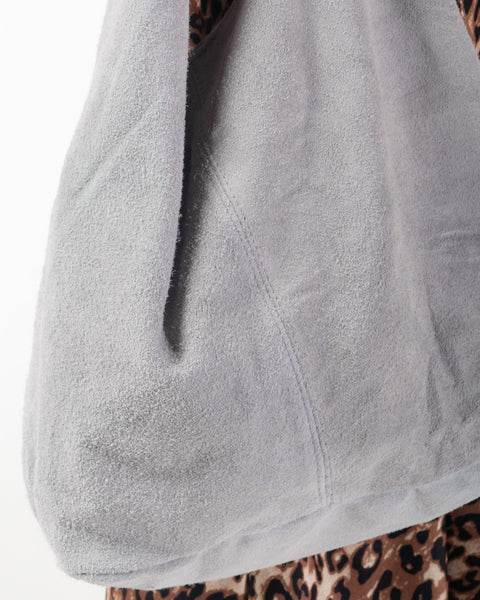 Hattie Suede Bag - Dove grey