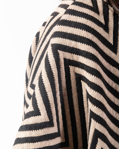 Zante knit - Camel/Black