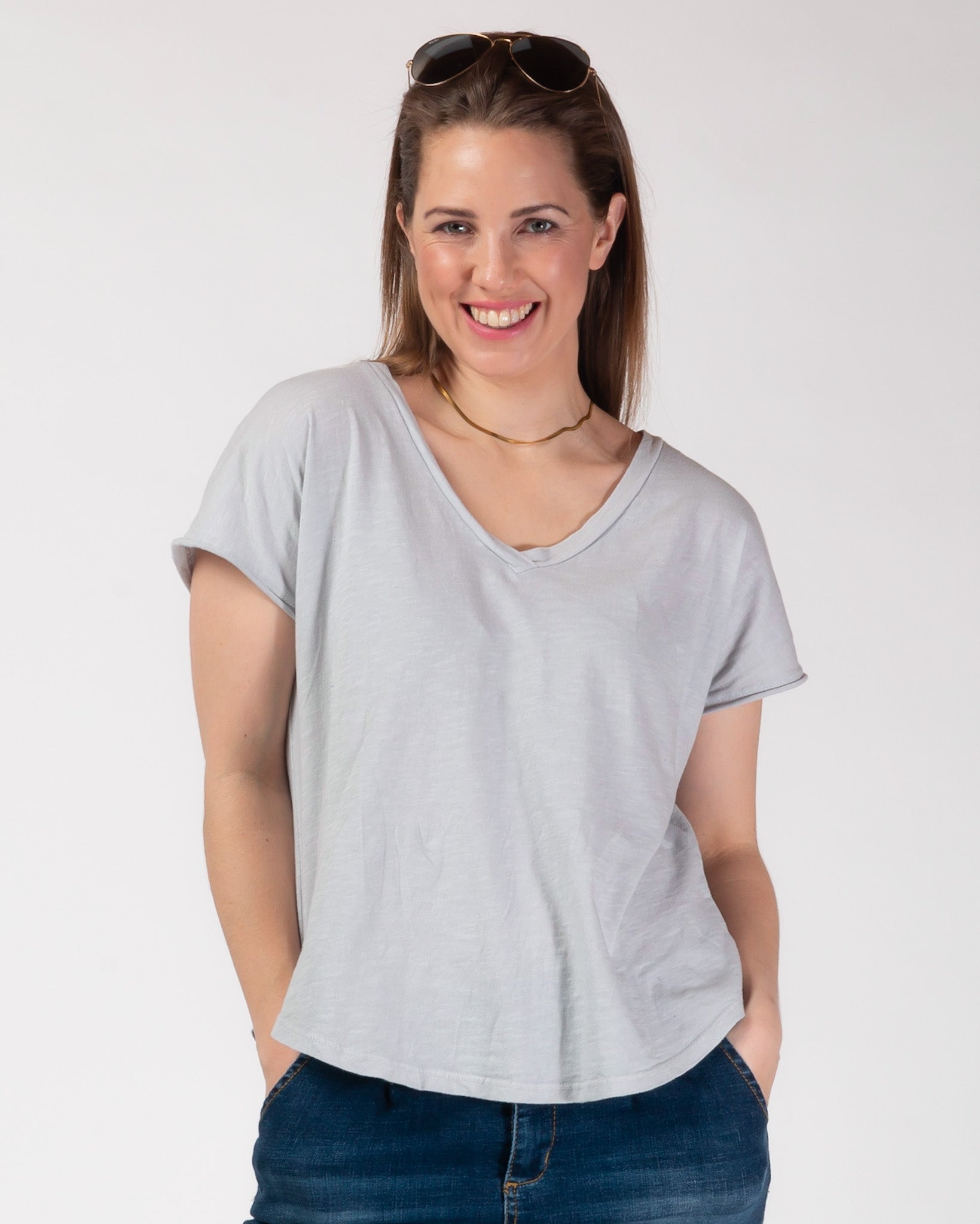 Maria Tee - Light grey