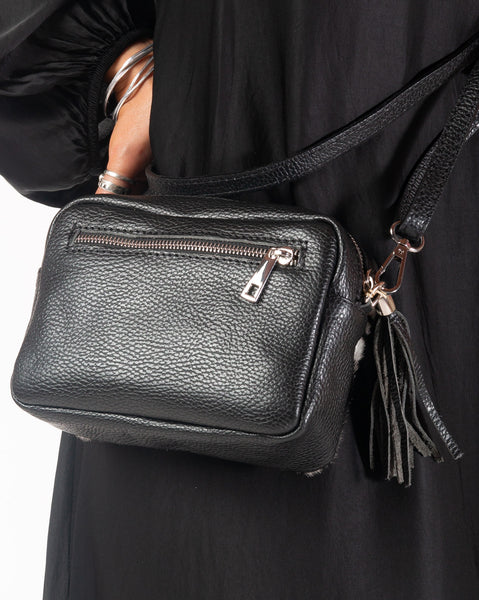 Indie Bag - Zebra White/ black