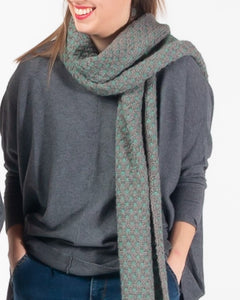 Drew scarf - grey/green