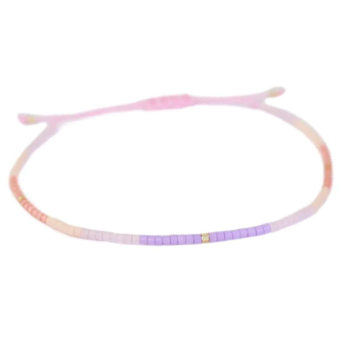 Ibiza Dainty Bracelet - Pink and Lilac