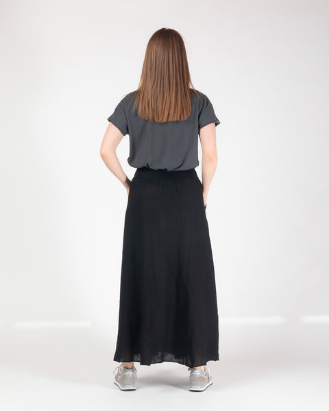 Lula Linen skirt - Black