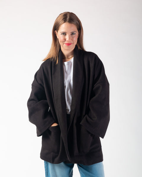 Kenya short coat - Black