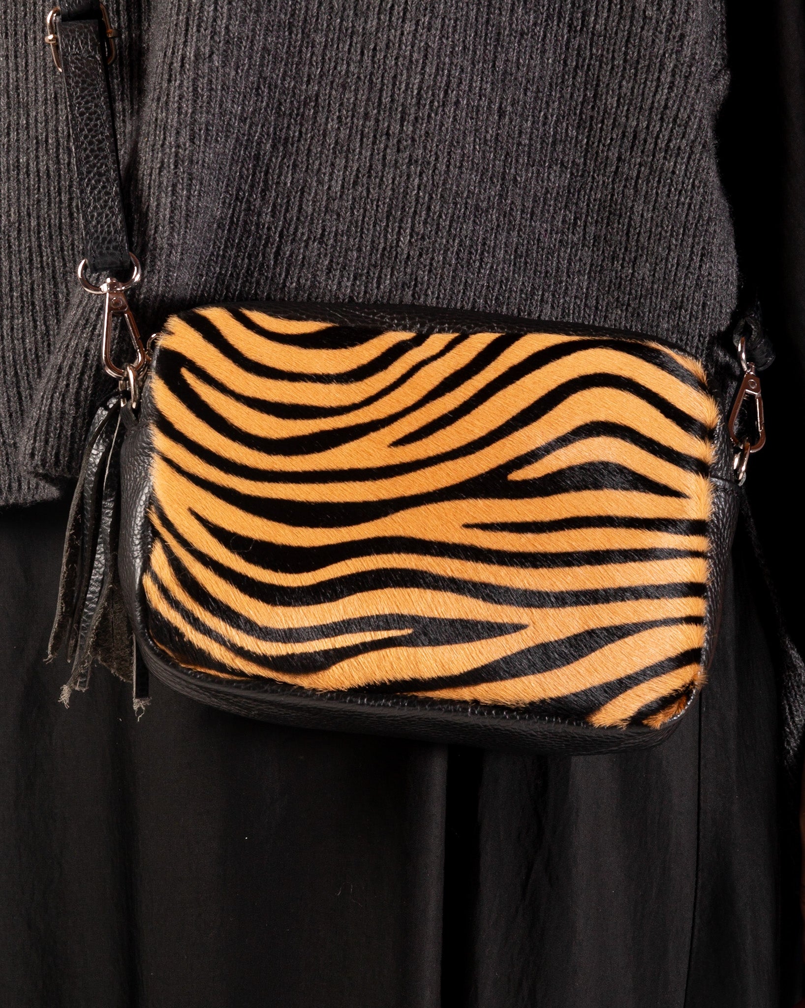 Indie Bag - Zebra Camel