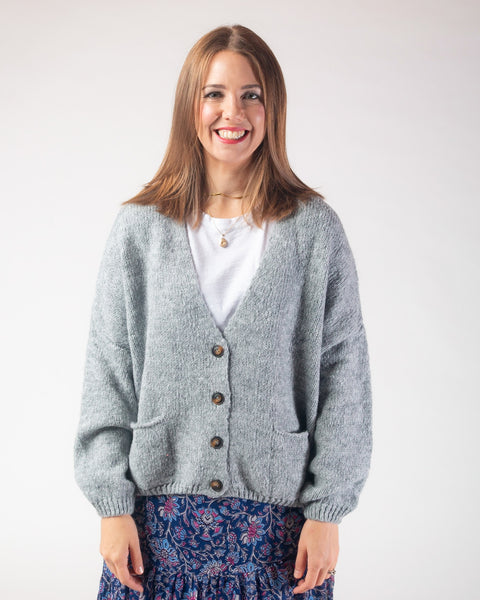 Kaye knit cardigan - Grey