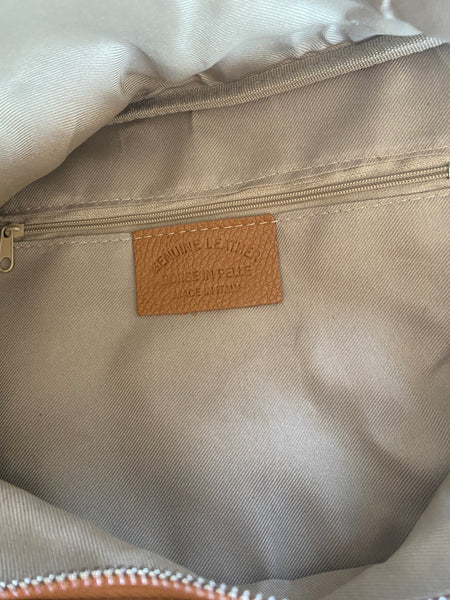 Gina crossbody bag large - Tan