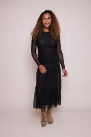 Darra Tulle Skirt - Black