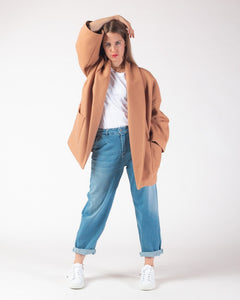 Liv Girlfriend Jeans - Light blue