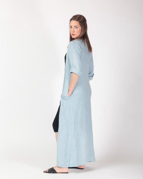 Kenna Linen  Kimono - Denim