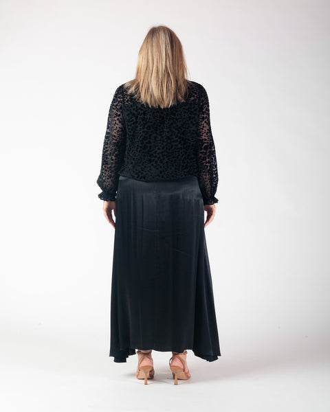 Wisteria maxi skirt - Black