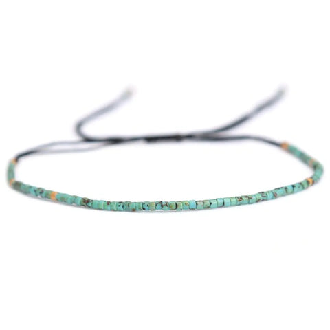 Ibiza Dainty Bracelet - Turquoise Speckled