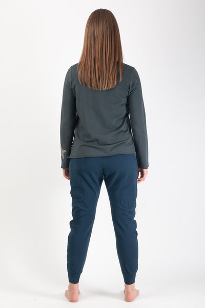 Pia Star top - Dark grey