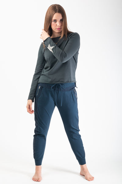 Pia Star top - Dark grey