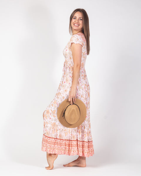 Zante Maxi Dress - Blush