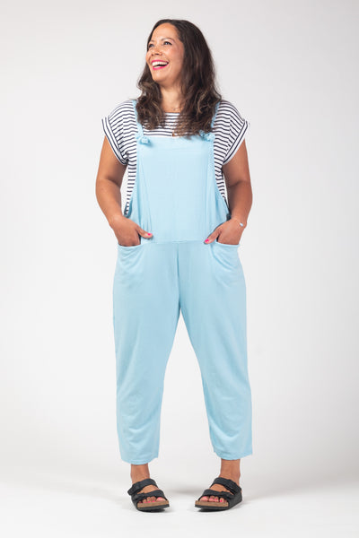 Dungarees - Powder Blue cotton