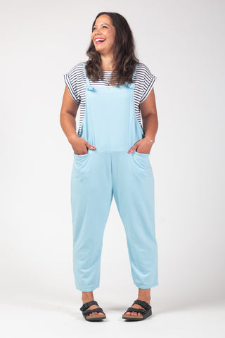 Dungarees - Powder Blue cotton