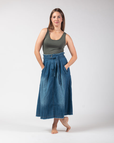 Denim skirt