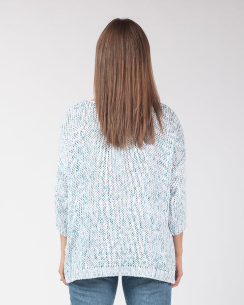 Tilly Knit - Powder Blue/ Silver