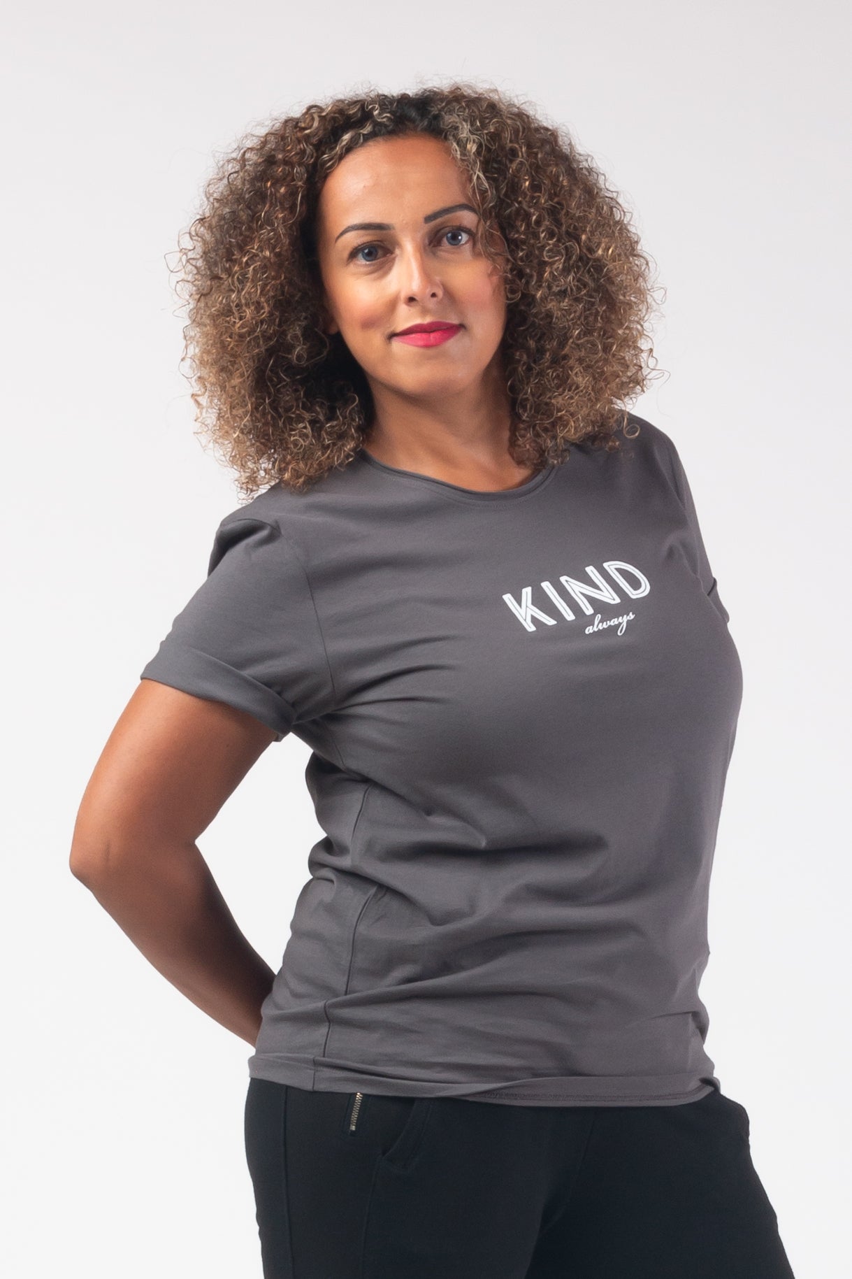Kind Always Tee - Anthracite