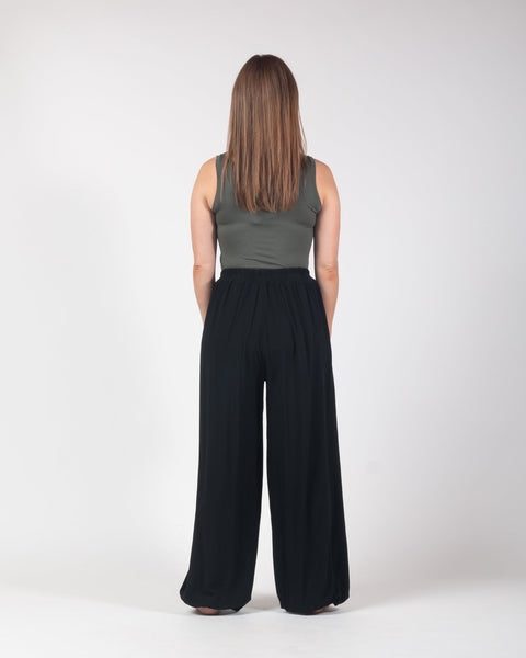 Josie Hareem Trousers - Black