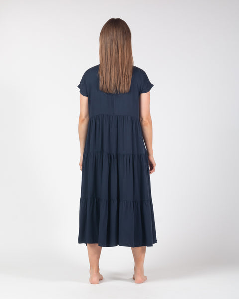 Jaya Dress - Navy