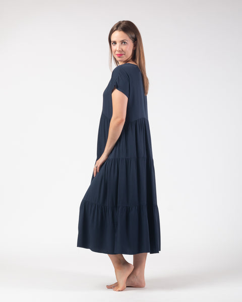 Jaya Dress - Navy