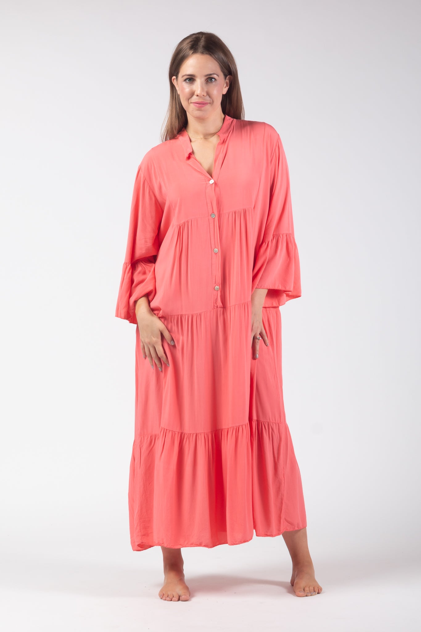 Bree Maxi dress - Coral
