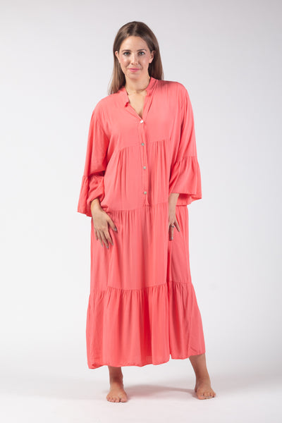 Bree Maxi dress - Coral