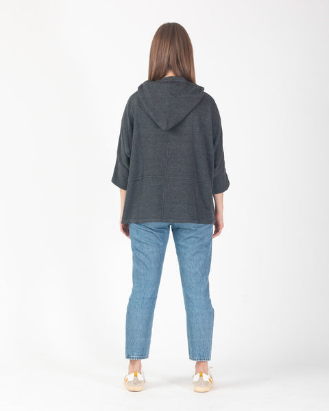 Pixie soft knit sweater- Charcoal