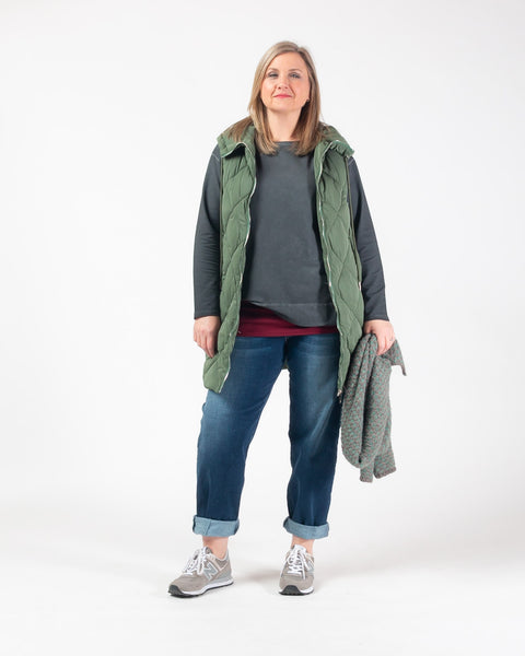 Georgie Gilet - Khaki