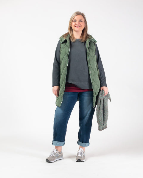 Georgie Gilet - Khaki