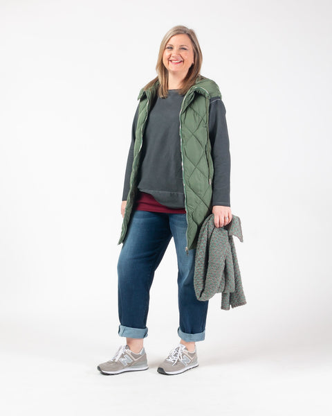 Georgie Gilet - Khaki