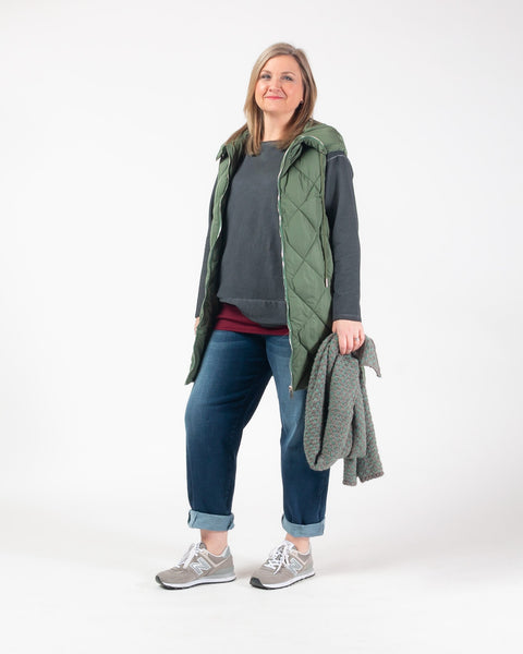 Georgie Gilet - Khaki