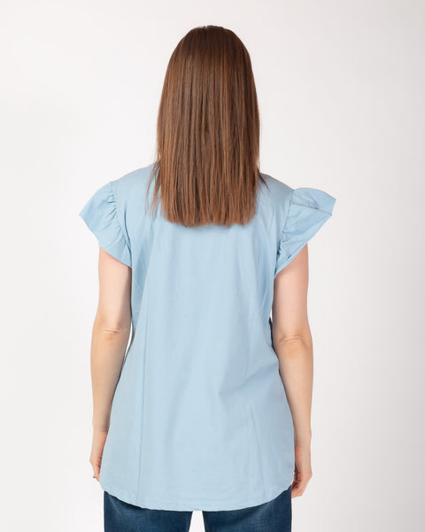Sydney Sparkle Star Tee - Powder Blue