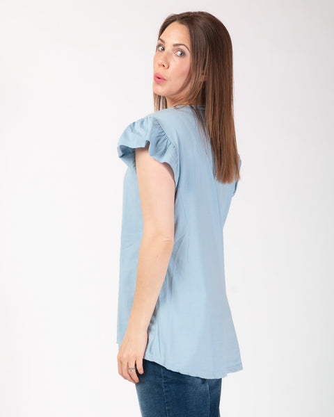 Sydney Sparkle Star Tee - Powder Blue